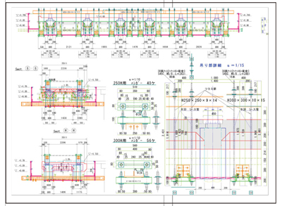 桟橋構造図面